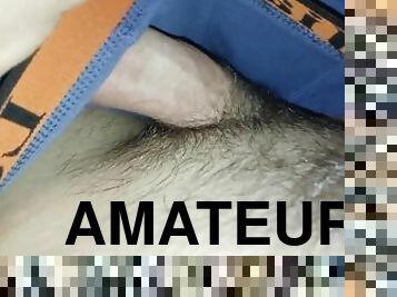 masturbation, amateur, énorme-bite, gay, secousses, point-de-vue, culotte, ejaculation, européenne, euro