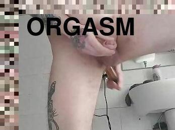 orgamus, anal-sex, homosexuell, dildo, allein, cuckold