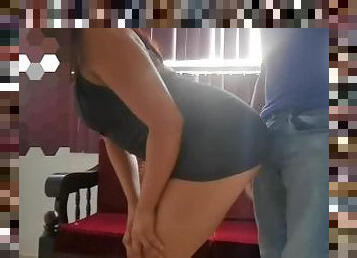 La chica del Gimnasio me Visita y me perrea con su tremendo CULO