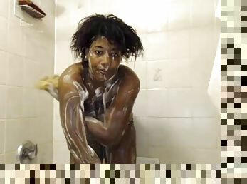 Ebony Takes a Bath