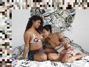 Ersties - Sexy lesbian friends make out