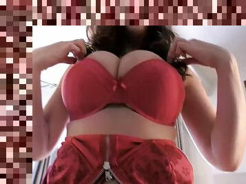 Lana Kendrick - Red Corset Top 2