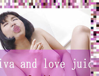 Saliva and love juice - Fetish Japanese Video