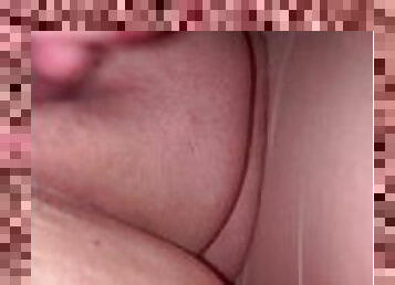 Pawg wife’s tight wet pussy makes me cum inside twice ????????????