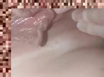 masturbation, femme, milf, belle-femme-ronde, ejaculation, britannique, solo