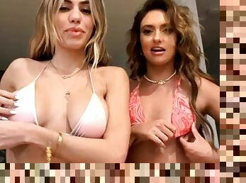 Mandy & Lexxy naughty girls go wild