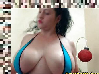 Bbw latina with huge tits natural