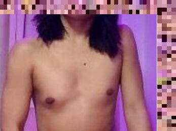 asiático, pai, masturbação, transsexual, amador, tiro-ao-alvo, punheta, travesti, gozando, suja