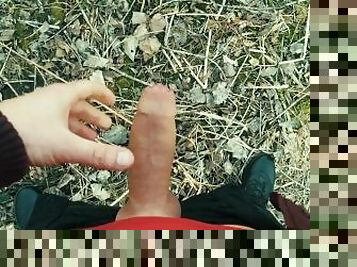 masturbare-masturbation, orgasm, in-afara, public, jet-de-sperma, gay, masturbare, sperma, coaie, baietel