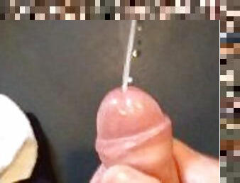 Huge cumshot! (10 squirts of cum)