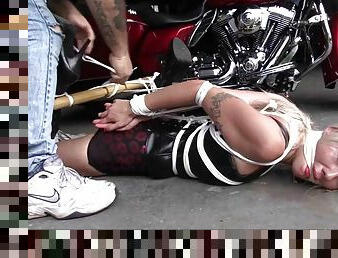 Taylor Knight Hogtied BDSM Porn