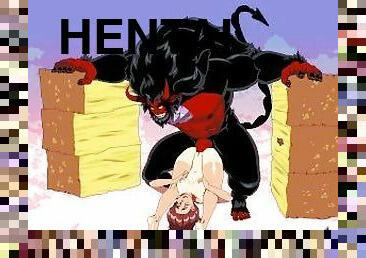 monstro, mãe, compilação, anime, hentai