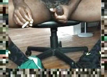 Black bbc Daddy busts a Nut Dolo