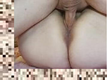 röv, fitta-pussy, amatör, milf, mamma, par, bbw, knubbig, pov, tight