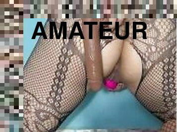 masturbation, vieux, giclée, amateur, anal, ejaculation-interne, première-fois, blonde, mignonne, gode