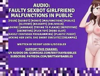 Audio: Faulty Sexbot Girlfriend Malfunctions in Public