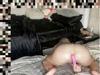 Gorgeous Big Tit Blonde Bedroom Solo Masturbation