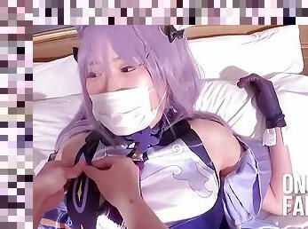 Japanese Hentai Cosplay Ladyboy Gets Fucked After Otaku Festival Genshin Impact Keqing 1