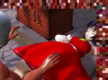 MMD Touhou Sexy Reimu