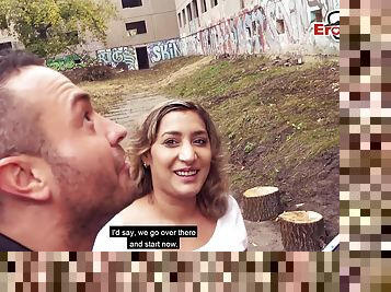 German turkish teen picked up for public fuck date
