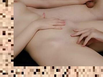 asiatique, masturbation, orgasme, amateur, maison, japonais, branlette, couple, secousses, coréen