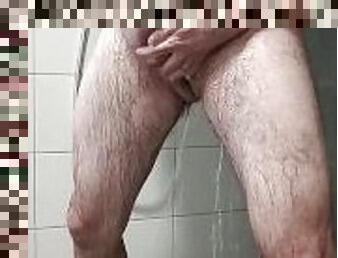 Jerking off in the shower - part 3 (ejaculation)