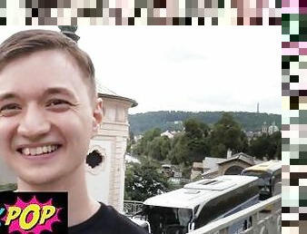 TWINKPOP - Twink Hitchhiker Agrees For A Quick Fuck In Petrin Hill In Exchange For Some Cash