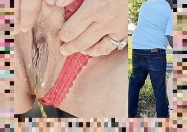 Guy approached me at the park and wanted to play with my pussy, can’t believe I let him do it