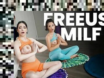 BFFS Aviana And Isabella Hire A Private Yoga Instructor To Improve Their Flexibility - FreeUse Yoga