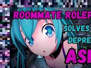 Your hot roommate gives you a cuddle because you're upset [SFW] [ASMR ROLEPLAY]