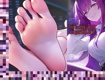 bdsm, pieds, point-de-vue, anime, hentai, fétiche, bondage, humiliation, femme-dominatrice