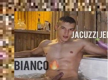 banhos, masturbação, público, gozando, ejaculação, excitante, perfeito, apanahado, musculado, jacuzzi