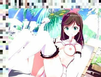 LOVE WITH KIZUNA AI AND HER EROTIC BODY ???? VTUBER HENTAI