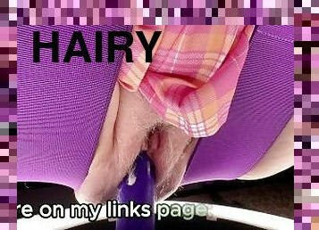 cul, grosse, poilue, masturbation, chatte-pussy, amateur, mature, milf, jouet, maman