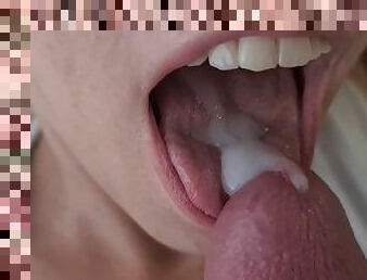 femme, amateur, fellation, maison, hirondelle, point-de-vue, mari, ejaculation, sperme