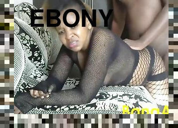 Sexy Ebony - Minx Gets A Creampie Squirts
