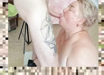 vieux, amateur, mature, fellation, ejaculation-sur-le-corps, milf, maman, fellation-profonde, belle-femme-ronde, joufflue