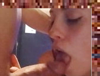 Cheating Sucking cock selfie