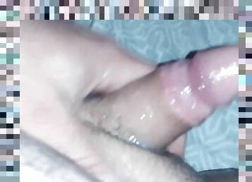 masturbation, amateur, ejaculation-sur-le-corps, ejaculation, solo, minuscule, bite