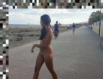 Cute latina naked in public: Apclips: Naughty-Pocahontas