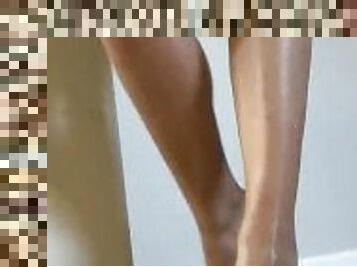 amatör, latin-amerikalı-kadın, ayaklar, fetiş, bacaklar
