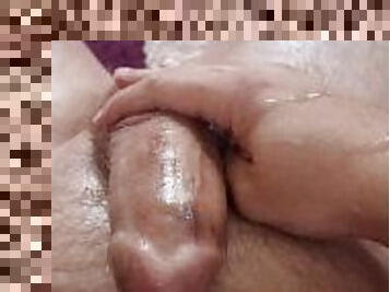 grosse, masturbation, amateur, gay, belle-femme-ronde, ejaculation, solo, bite