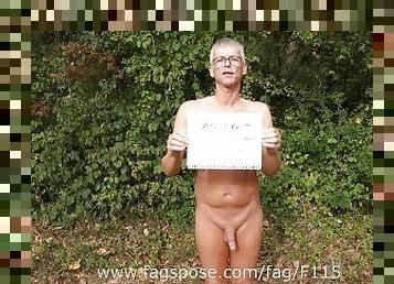 papa, en-plein-air, amateur, mature, gay, européenne, euro, solo, pappounet