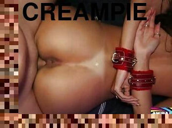 No Wait!!!???? PUSSY CREAMPIE ???? & ANAL ???? its what TEEN Wants When Hand Cuffed ????????