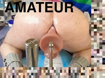 bapa, syahwat, amateur, dubur, alat-mainan, homoseksual, creampie, european, euro, mesin