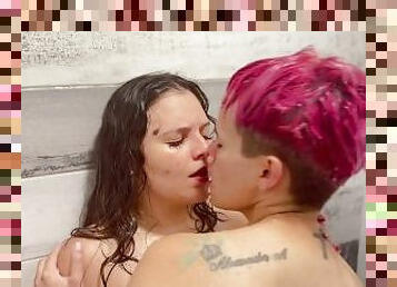 lezbijka, vagina, jacuzzi