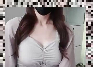 Good-looking Korean female anchor masturbates Korean+BJ live broadcast, ass, stockings, doggy style, Internet celebrity, oral sex, goddess, black s...