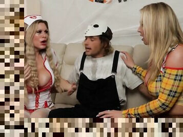 Casca Akashova, Rachael Cavalli - Milfs In Costume, Need Some Dick After A Big Scar